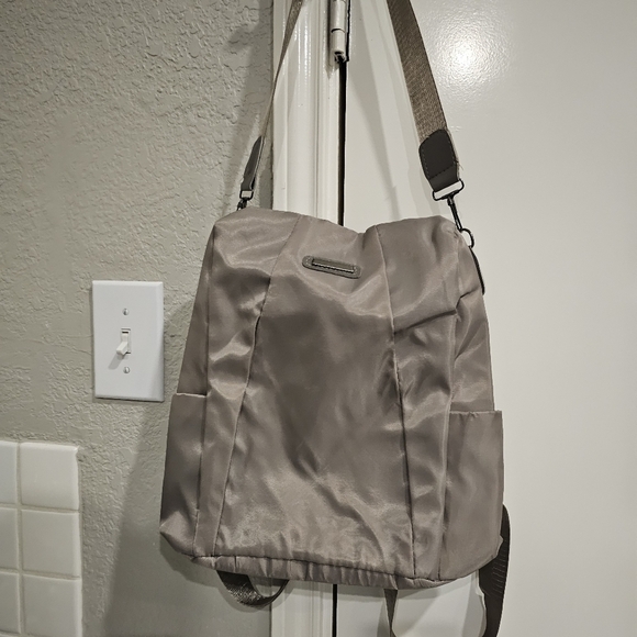 New Shimmery Backpack Removeable Strap Large Inner Pocket Sparkle Bling - Picture 12 of 16